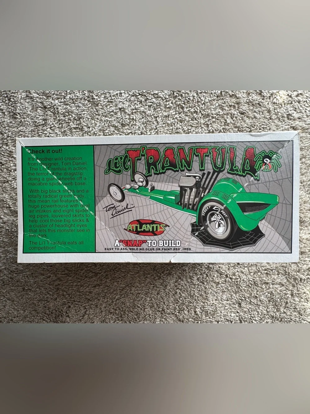 Atlantis Li’l Tarantula Dragster Model Kit 1:32 Tom Daniel Snap Build 2019